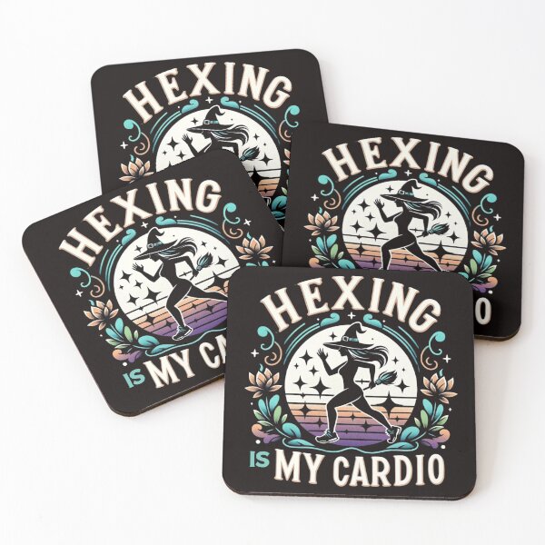 Item preview, Hexing is My Cardio designed and sold by CryptidChron24.