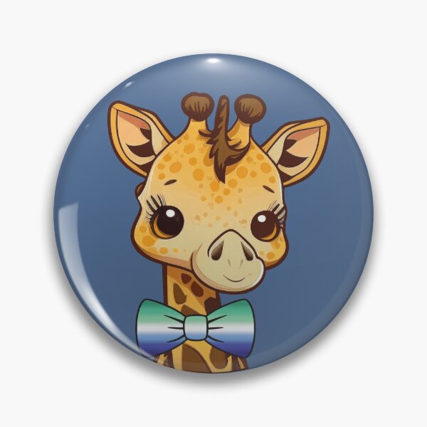 Item preview, Cute Giraffe with Gay MLM Pride Flag Bowtie, Kawaii MLM Pride Design  designed and sold by Travelslightly.