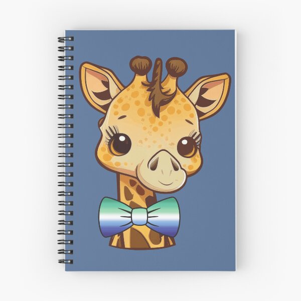 Item preview, Cute Giraffe with Gay MLM Pride Flag Bowtie, Kawaii MLM Pride Design  designed and sold by Travelslightly.