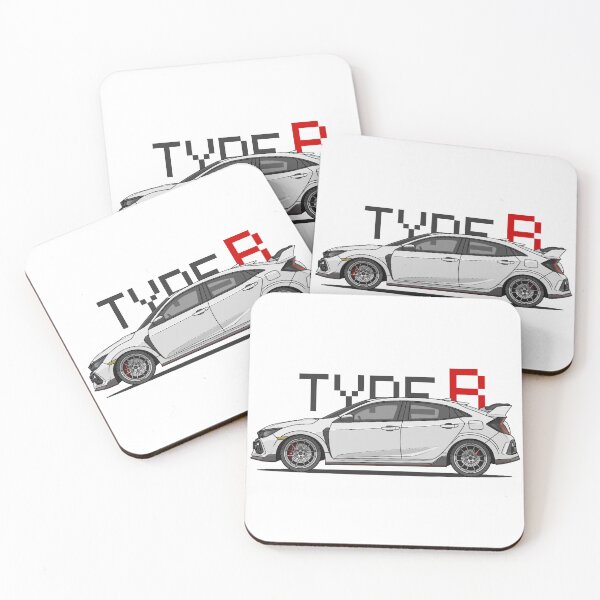 Item preview, FK8 Type R 90's Pixel Art (White) - JDM designed and sold by kacar-draw.
