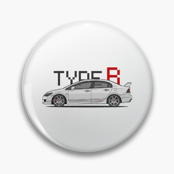 Item preview, FD2 Type R 90's Pixel Art (White) - JDM designed and sold by kacar-draw.