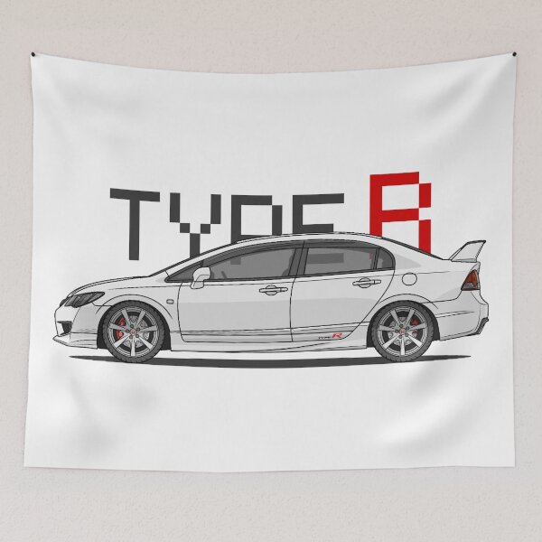 Item preview, FD2 Type R 90's Pixel Art (White) - JDM designed and sold by kacar-draw.
