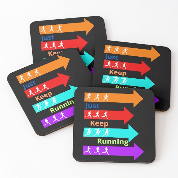 Item preview, JUST KEEP RUNNING designed and sold by Iszwan1980.