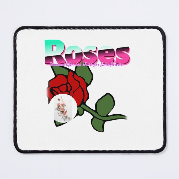 Item preview, Roses because life is too short for fake flowers designed and sold by Zha-Zha Designs.