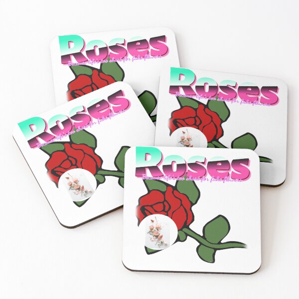 Item preview, Roses because life is too short for fake flowers designed and sold by Zha-Zha Designs.