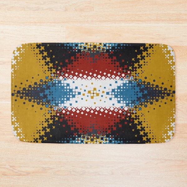 Item preview, Abstract Geometric Elements Mosaic designed and sold by AleksaDesignMTL.