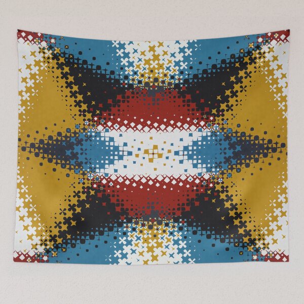 Item preview, Abstract Geometric Elements Mosaic designed and sold by AleksaDesignMTL.