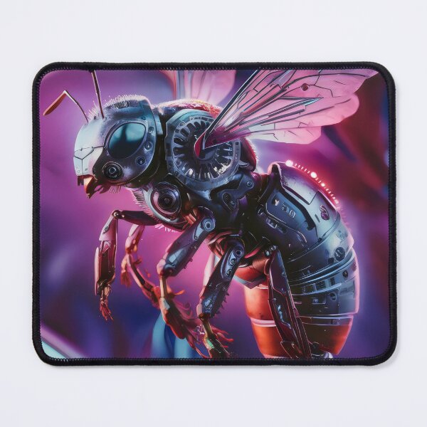 Item preview, A mechanical bee in the air. designed and sold by MyHappyArtShop.