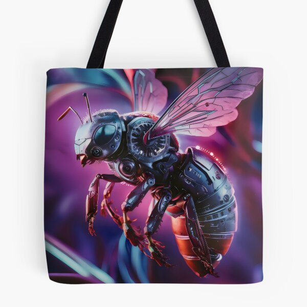Item preview, A mechanical bee in the air. designed and sold by MyHappyArtShop.