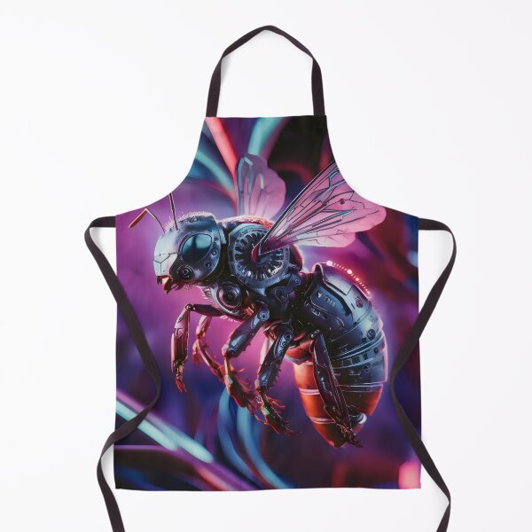 Item preview, A mechanical bee in the air. designed and sold by MyHappyArtShop.