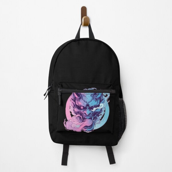 Item preview, Oni Demon Samurai Hannya Ogre Pink Purple designed and sold by TomFrontierArt.