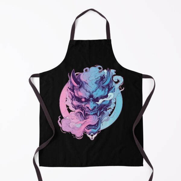 Item preview, Oni Demon Samurai Hannya Ogre Pink Purple designed and sold by TomFrontierArt.