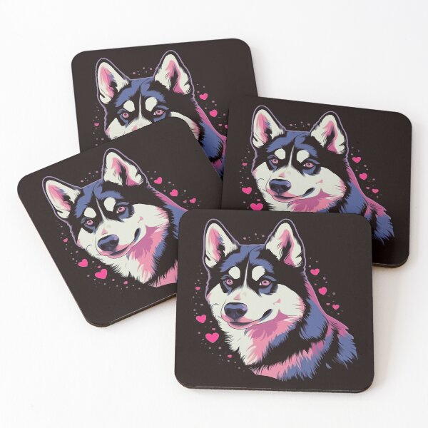 Item preview, Alaskan Husky Valentine designed and sold by creativellashop.