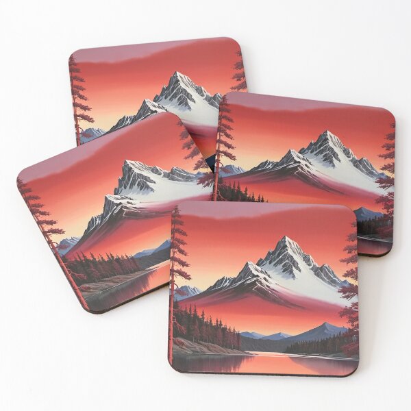 Item preview, A stunning painting captures the majestic beauty of a mountain  designed and sold by GooGooDesigns.