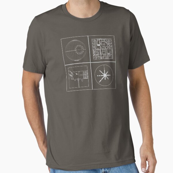 Giant Death Ray Spaceship - The Plan Essential T-Shirt