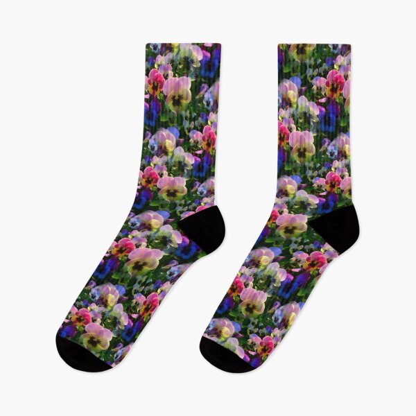 Item preview, Seamless Pansy Flowers in Watercolor designed and sold by kristalcurt.