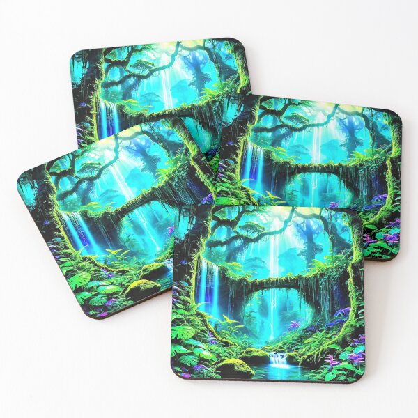 Item preview, Pleasure Falls Lagoon: Where Magic Meets Serenity designed and sold by Kingcls.