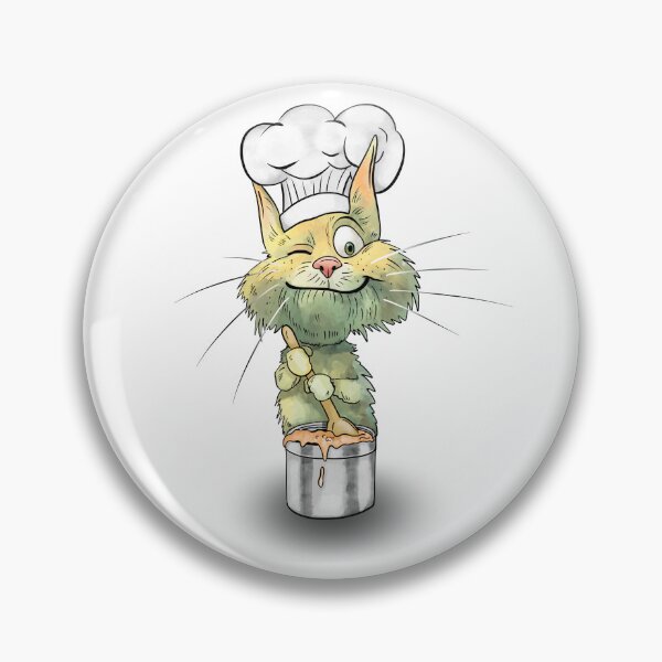 Item preview, Crafty Chef Cat designed and sold by RysowankaZS.