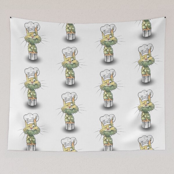 Item preview, Crafty Chef Cat designed and sold by RysowankaZS.
