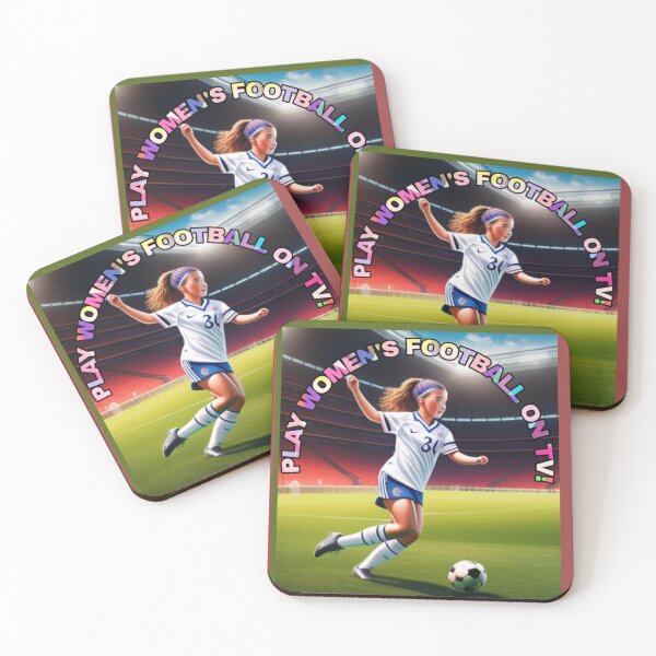 Item preview, Play Women's Football on Tv design designed and sold by rymreen.