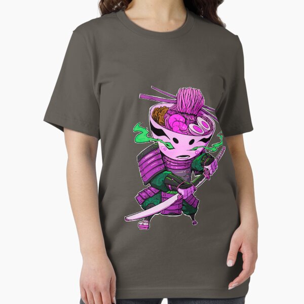 Crazy Noodle Ramen Samurai - Pinker Essential T-Shirt