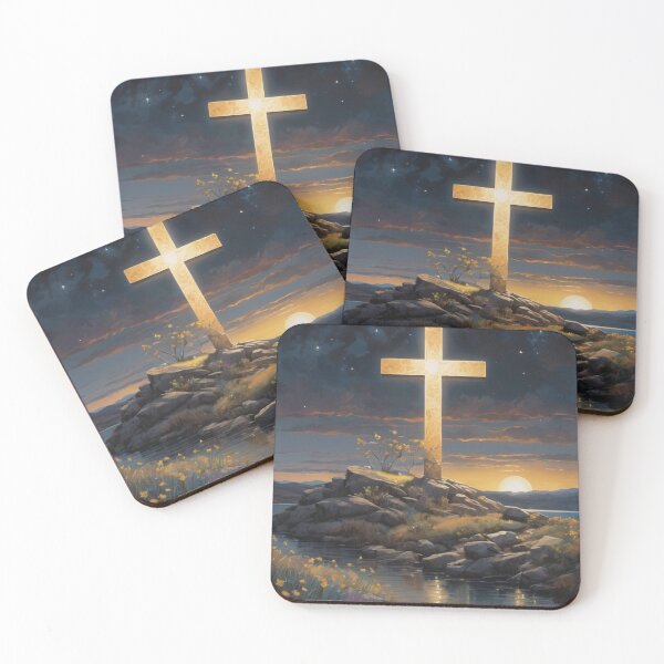 Item preview, Cross on some rocks  designed and sold by SavvySojourner.