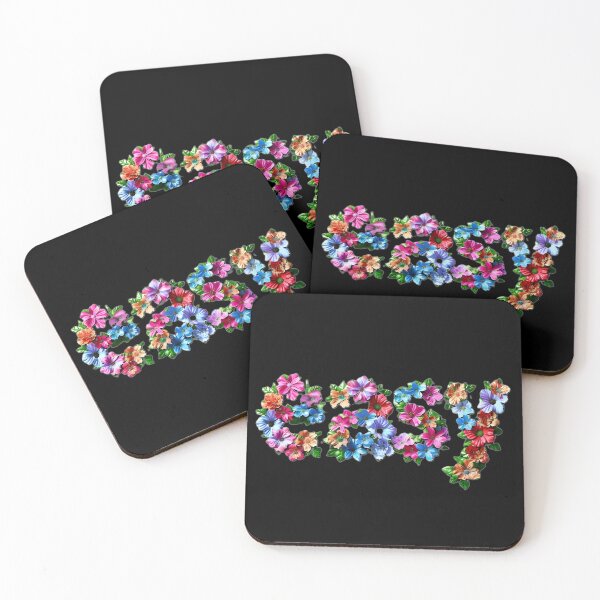 Item preview, Easy inscription in flowers designed and sold by KusyArt.