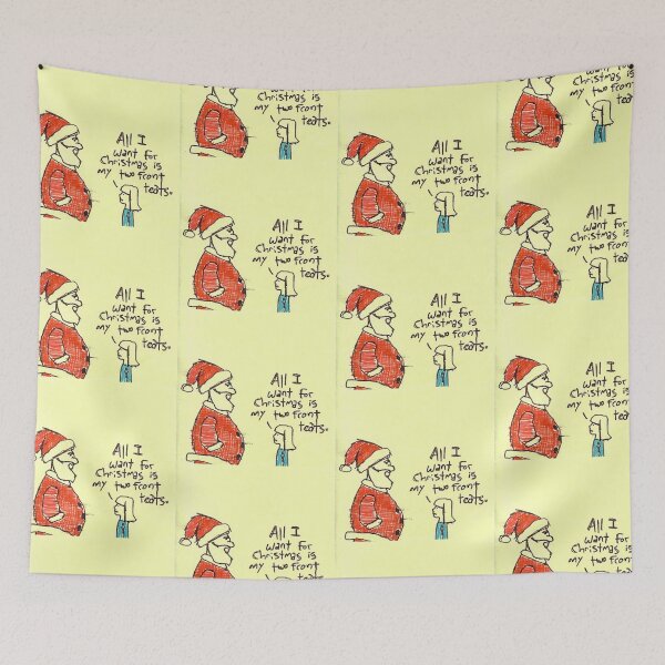 Item preview, Naughty or Nice? Blossoming Girl Charms Santa's Socks Off! designed and sold by Ignorant-Artist.