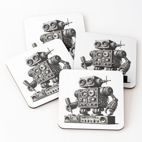 Item preview, a robot made of analog stereo equipment designed and sold by Gentle40Winks.