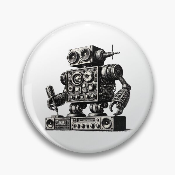 Item preview, a robot made of analog stereo equipment designed and sold by Gentle40Winks.