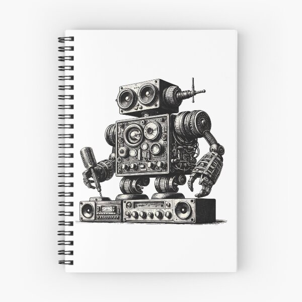 Item preview, a robot made of analog stereo equipment designed and sold by Gentle40Winks.