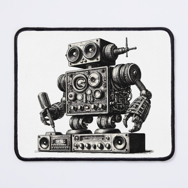 Item preview, a robot made of analog stereo equipment designed and sold by Gentle40Winks.