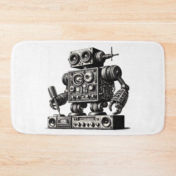 Item preview, a robot made of analog stereo equipment designed and sold by Gentle40Winks.