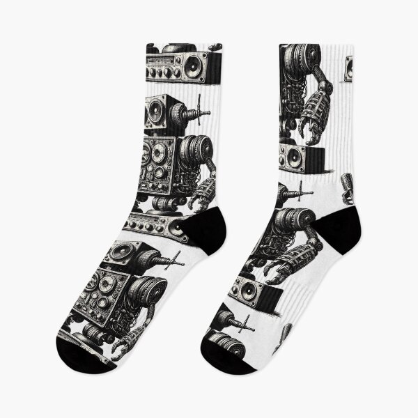 Item preview, a robot made of analog stereo equipment designed and sold by Gentle40Winks.
