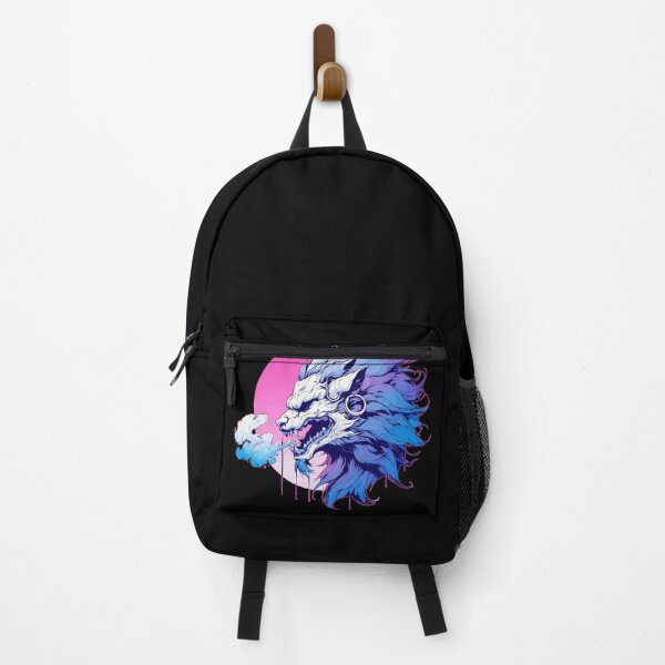 Item preview, Lion Oni Yokai Hannya Pink Purple designed and sold by TomFrontierArt.