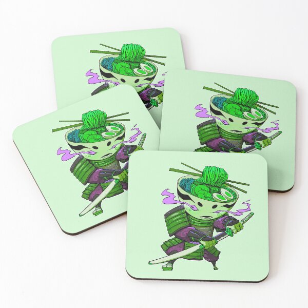 Item preview, Crazy Noodle Ramen Samurai - Greener designed and sold by BreakfastKnight.