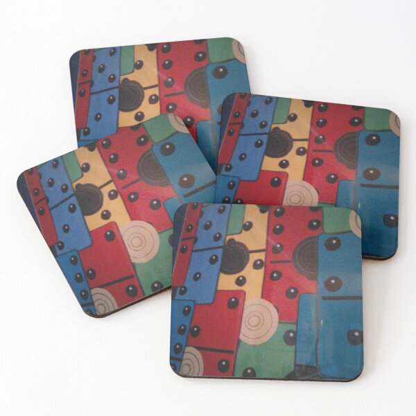 Item preview, Domino Colour Collage Print designed and sold by AnnaDerry.
