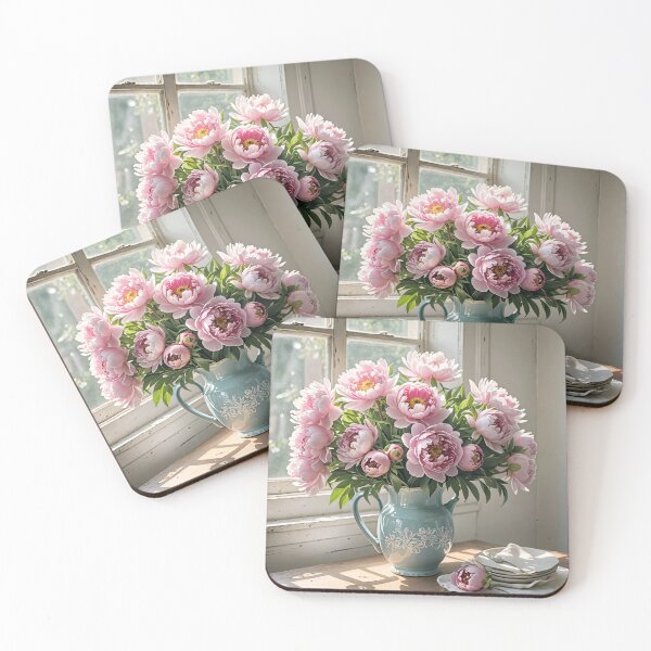 Item preview, Vintage Pink Peonies designed and sold by Maria Dryfhout.
