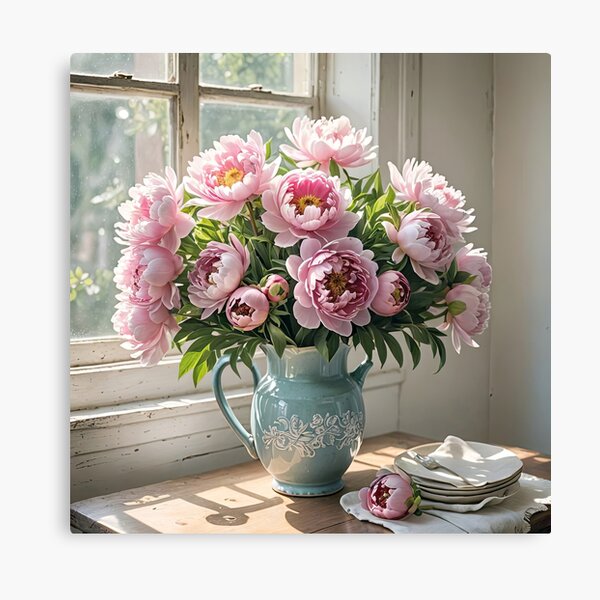 Item preview, Vintage Pink Peonies designed and sold by Maria Dryfhout.