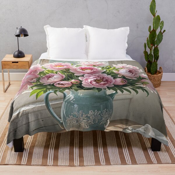 Item preview, Vintage Pink Peonies designed and sold by Maria Dryfhout.