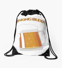 Drinking Buddy Drawstring Bag