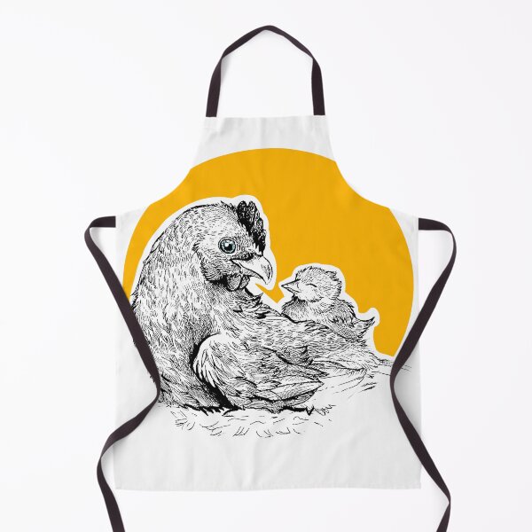 Item preview, Easter egger chicken Cute chicken with chick designed and sold by BeataY6Art.
