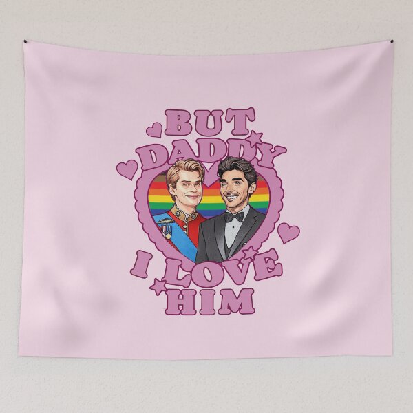 Item preview, Red White & Royal Blue But Daddy I Love Him Pride designed and sold by baranskini.