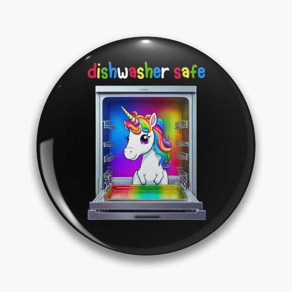 Item preview, Dishwasher Safe With Funny Unicorn designed and sold by LadyGoodwill.