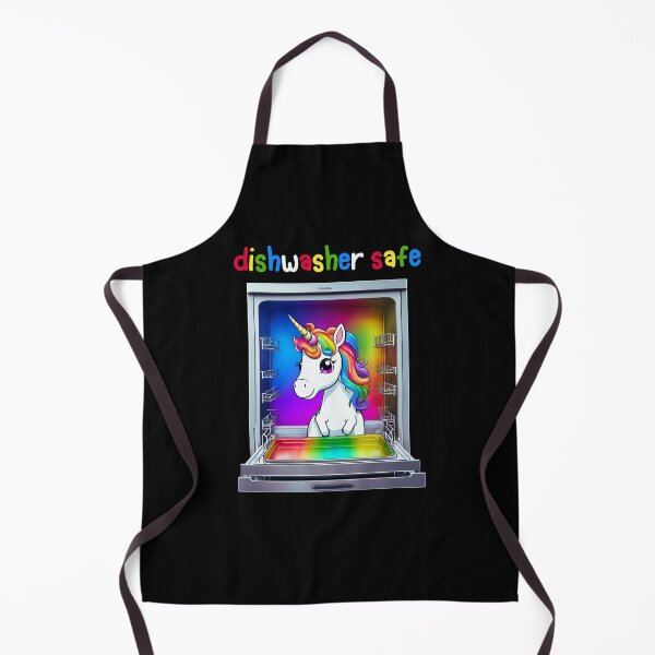 Item preview, Dishwasher Safe With Funny Unicorn designed and sold by LadyGoodwill.