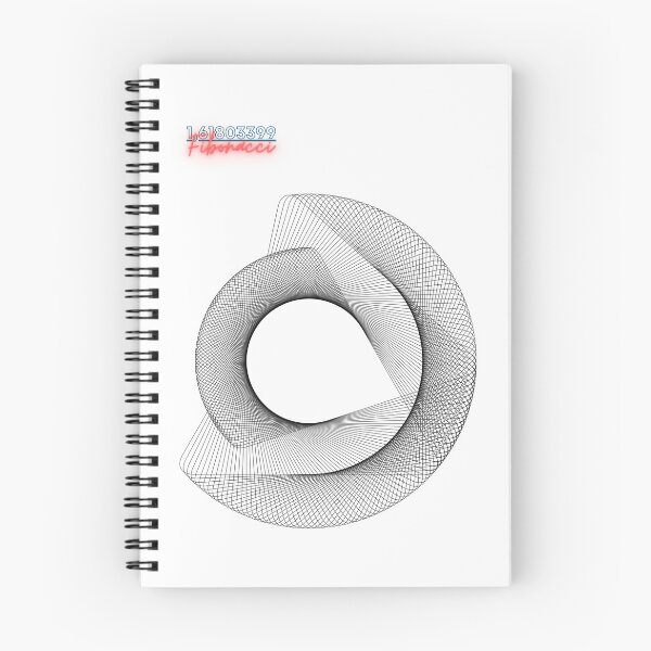 Item preview, Fibonacci Spiral Illusion, Golden Ratio, abstract designed and sold by Numbers-Art.