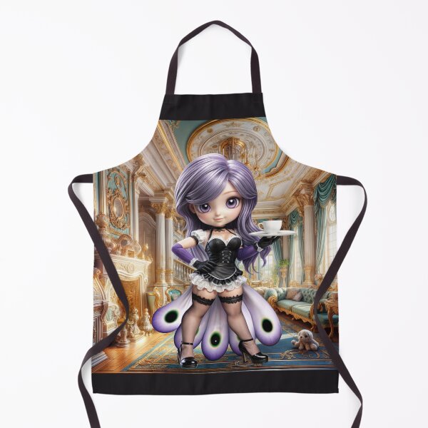 Item preview, Furry Maids Chibi Violet Peacock Bia designed and sold by CHIBI_POPZ.