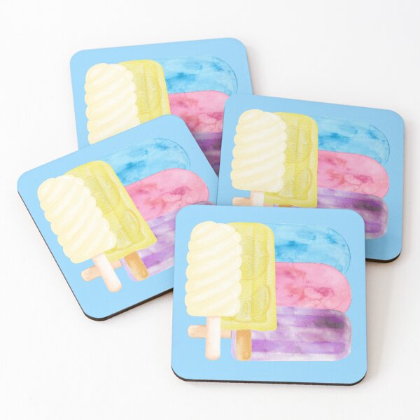 Item preview, Subtle Polyamorous Pride Flag Inspired Popsicles - Summer Love Multiplied designed and sold by Kristalin Glass.
