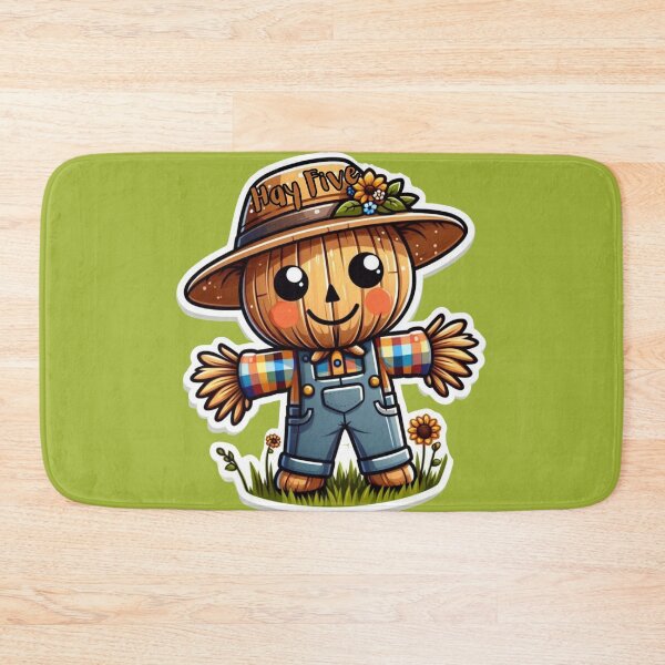 Item preview, Hay Five Scarecrow Cute Style designed and sold by KTGim.