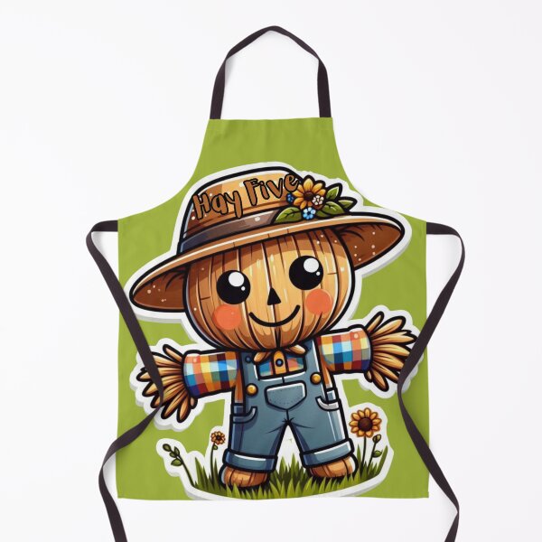 Item preview, Hay Five Scarecrow Cute Style designed and sold by KTGim.